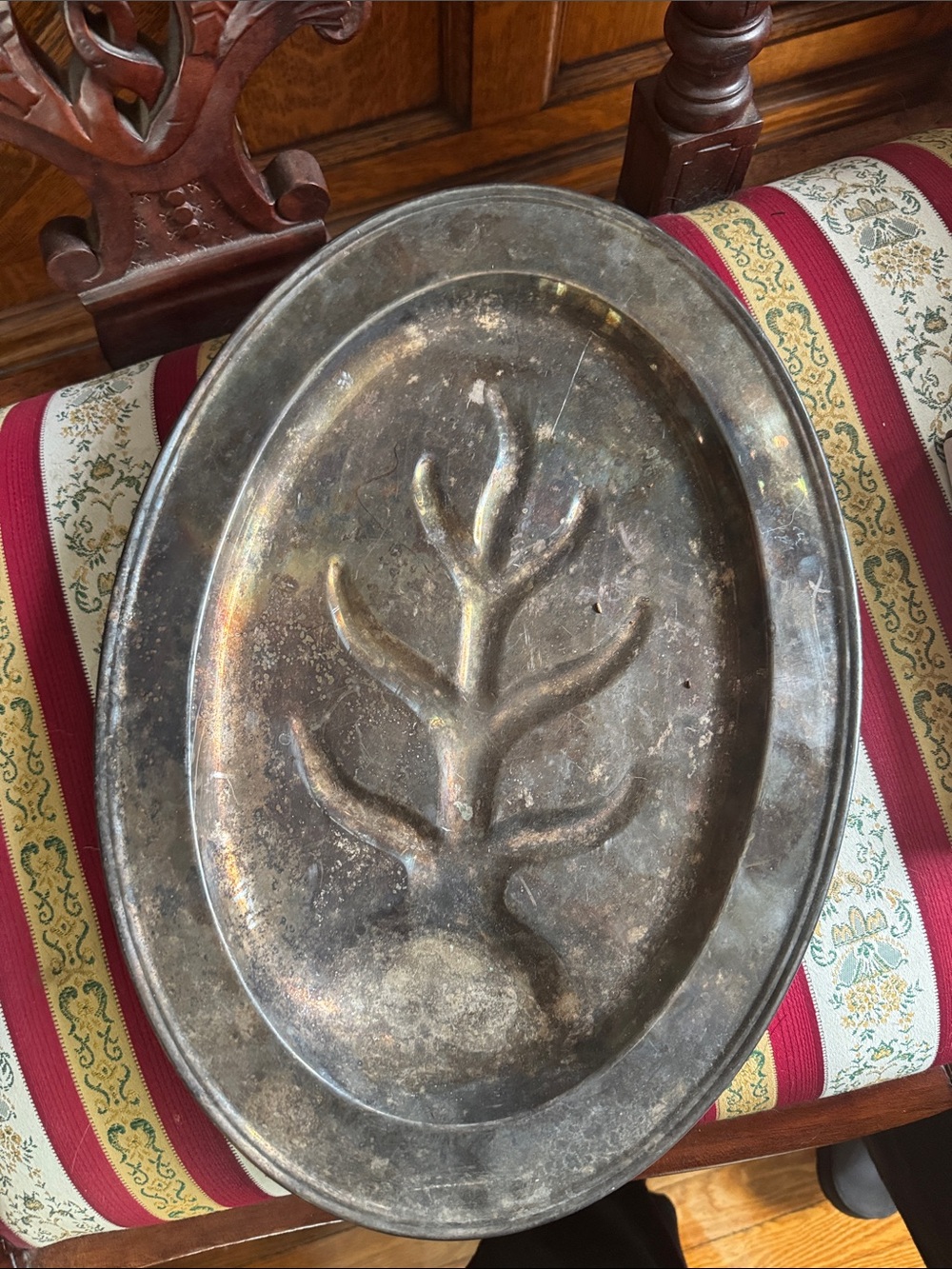 Antique Silverplate Serving Platter